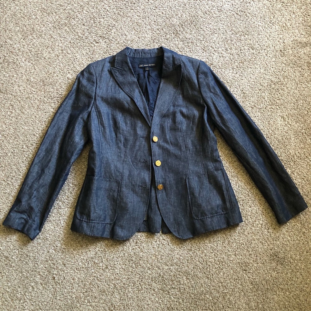 Brooks brothers 346 denim blazer size 8